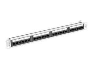 LANBERG patch panel 24 port 1U cat.6A UTP grey