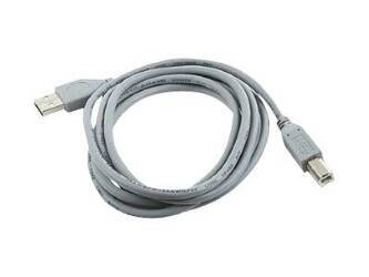 GEMBIRD CCP-USB2-AMBM-6G Gembird AM-BM kabel USB 2.0 1.8M szary Niklowane końce