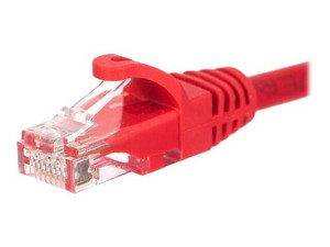 NETRACK BZPAT15UR Netrack patchcord RJ45, osłonka zalewana, kat. 5e UTP, 15m czerwony
