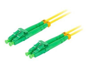 LANBERG fiber optic patchcord SM LC/APC-LC/APC duplex 3m LSZH g657a1 3.0mm yellow