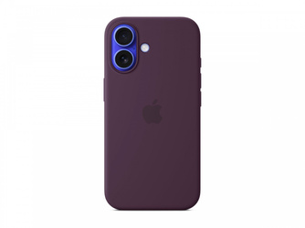 APPLE iPhone 16 Silicone Case with MagSafe - Plum