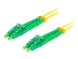 LANBERG fiber optic patchcord SM LC/APC-LC/APC duplex 5m LSZH g657a1 3.0mm yellow