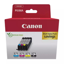 Canon oryginalny ink / tusz CLI-571 C/M/Y/BK MULTI, 0386C009, CMYK