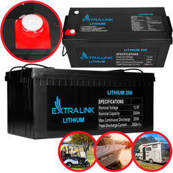 Extralink LiFePO4 200AH Akumulator 12.8V BMS