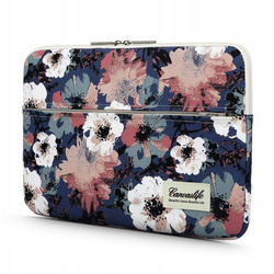Pokrowiec Canvaslife Sleeve na laptopa 13-14`` - granatowo-biały