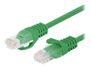 LANBERG Patchcord Cat.6 UTP 0.25m green 10-pack