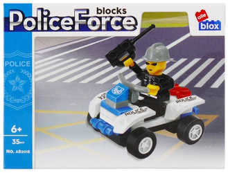 Klocki konstrukcyjne Policja ALLEBOX