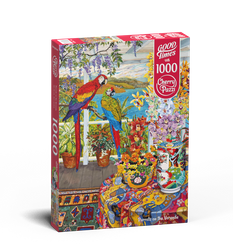 Puzzle 1000 CherryPazzi Parrots on the Veranda 30639