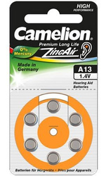 Camelion | A13/DA13/ZL13 | Zinc air cells | 6 pc(s)