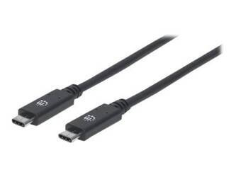 MANHATTAN 355223 Manhattan Kabel USB-C 3.1 Gen2, USB C/USB C M/M 1m czarny
