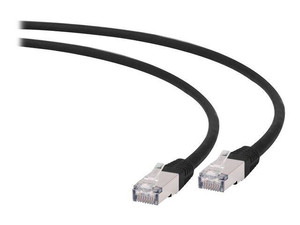 GEMBIRD PP6A-LSZHCU-BK-0.25M Gembird patchcord RJ45, kat. 6A, SFTP, LSZH, 0.25m, czarny