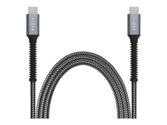 Fixed | Armor Cable USB-C/USB-C, 1.2 m, 240W | FIXDA-CC12-GR