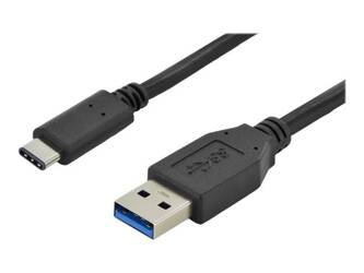 ASM AK-300136-010-S ASSMANN Kabel połączeniowy USB 3.0 SuperSpeed Typ USB A/USB C M/M czarny 1m
