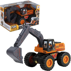 Koparka światło i dźwięk