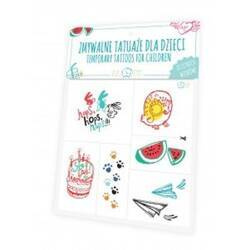 Tatuaże zmywalne dla dzieci Letnie wzory PAP