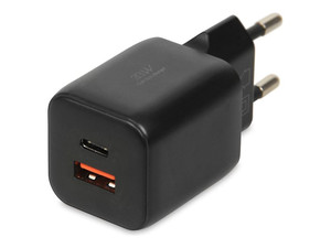 IBOX Wall charger C-42 PD33W USB A+C cable USB-C to USB-C BLACK