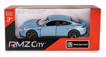 RMZ City Porsche Taycan Turbo S 2020 niebieski w skali 1:40