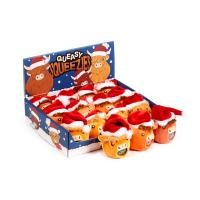 Pluszowa zabawka do ściskania Christmas Hat Highland Coo 1szt.mix XTY1041