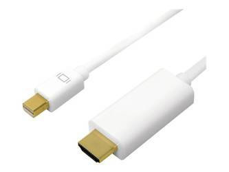 LOGILINK CV0125 LOGILINK - Kabel MiniDisplayPort / HDMI 4K ,dł.5m, kol.biały