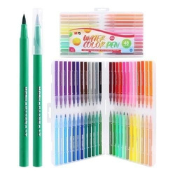 Pisak artystyczny pędzelkowy wodny 1-4mm MG 48 kolorów