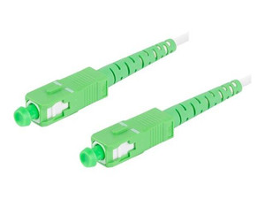LANBERG fiber optic patchcord SM SC/APC-SC/APC simplex 30m LSZH g657b3 3.0mm white