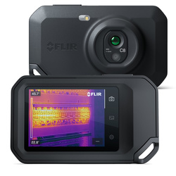 FLIR C8 Kompaktowa Kamera Termowizyjna 320x240 MSX, -20°C do 450°C, Wi-Fi, Ignite Cloud