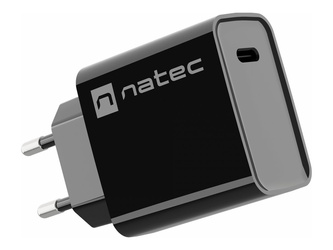 NATEC Ładowarka sieciowa Ribera USB-C 20W Power Delivery czarna