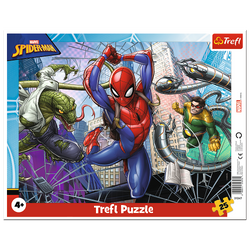 Puzzle 25 ramkowe Odważny Spiderman 31347