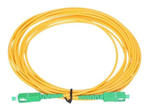 EXTRALINK patchcord SC/APC-SC/APC SM G.652D simplex 3.0mm 1m
