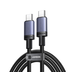 Kabel Ugreen USB-C do USB-C PD do szybkiego ładowania 100W 0,5m - czarny
