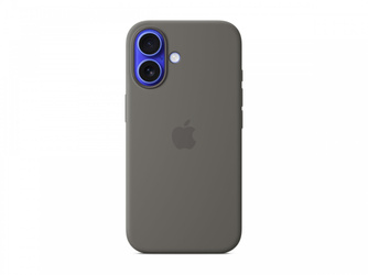 APPLE iPhone 16 Silicone Case with MagSafe - Stone Gray