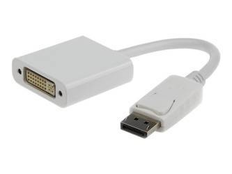 GEMBIRD A-DPM-DVIF-002-W Gembird adapter Displayport(M) -> DVI(F)29pin 10cm, biały