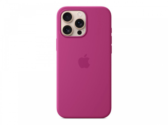 APPLE iPhone 16 Pro Max Silicone Case with MagSafe - Fuchsia