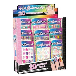 Paznokcie samoprzylepne błyszczące mix