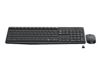 LOGITECH 920-007931 Logitech klawiatura + mysz bezprzewodowa MK235, Szare, US