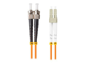 LANBERG Patchcord światłowodowy MM ST/UPC-LC/UPC DX OM2 1m