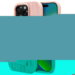 Etui Karl Lagerfeld Hot Stamp Magsafe na iPhone 16 Pro Max - różowe