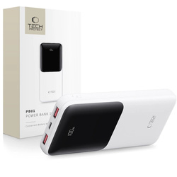 Powerbank Tech-Protect PB01 10000mAh 22.5W - biały
