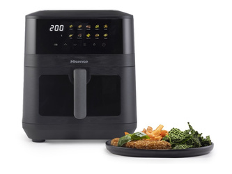 Hisense HAF2100DCD Airfryer, Capacity 8 L, Black