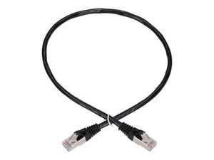 EXTRALINK LAN patchcord CAT.5E FTP 0 5m kabel ekranowany czysta miedź czarny