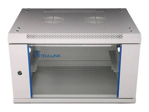 EXTRALINK 6U 600X450 wisząca szafa rack szara