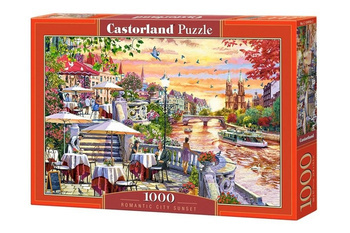 Puzzle 1000 Romantic City Sunset