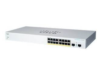 CISCO Business Switching CBS220 Smart 16-port Gigabit PoE 130W 2x1G SFP uplink