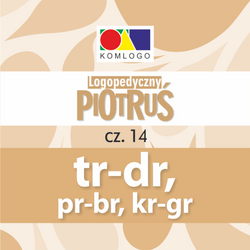 Karty Logopedyczny Piotruś - TR-DR, PR-BR, KR-GR