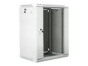 LANBERG WF01-6415-10S Lanberg szafa wisząca rack 19 15U 600x450mm szara (drzwi szklane)