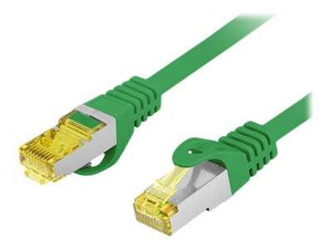 LANBERG Patchcord Cat.6A S/FTP LSZH CU 1.5m green