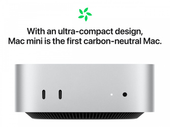 APPLE Mac mini M4 chip with 10-core CPU and 10-core GPU 16GB 256GB SSD