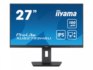 IIYAMA XUB2793HSU-B7 27inch IPS FHD 100Hz 300cd/m2 1ms HDMI DP 2xUSB 2.0 Speakers 15cm Height Adj. Stand