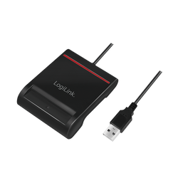 Logilink | USB 2.0 card reader, for smart ID | CR0047 | Card Reader