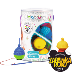 Zestaw kulkoklocków 24 elementy Lalaboom 61078